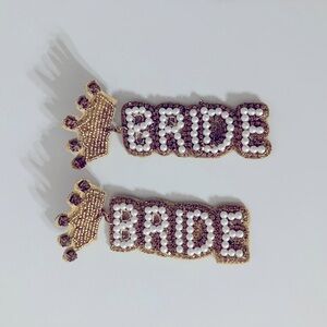 Wedding event/ bridal shower earrings